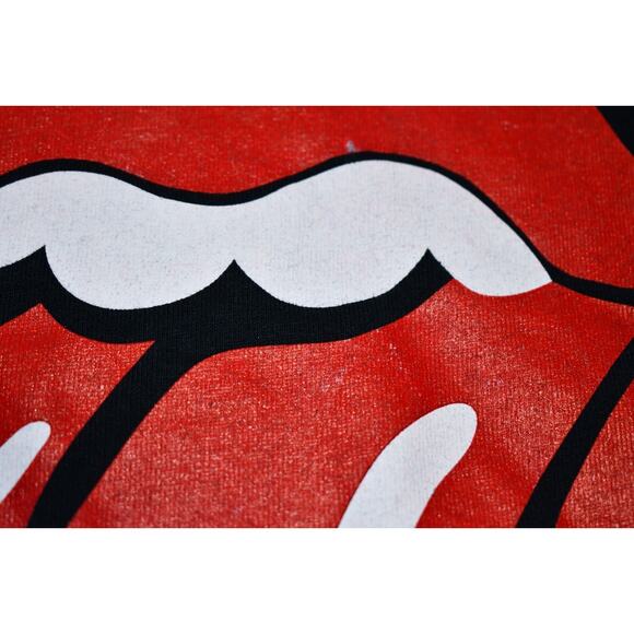 Vintage Mens Small Black The Rolling Stones Mouth 2002 Tour Anvil Band T-Shirt - Picture 9 of 9